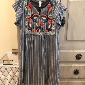 NWT!!! L Love Embroidered Dress